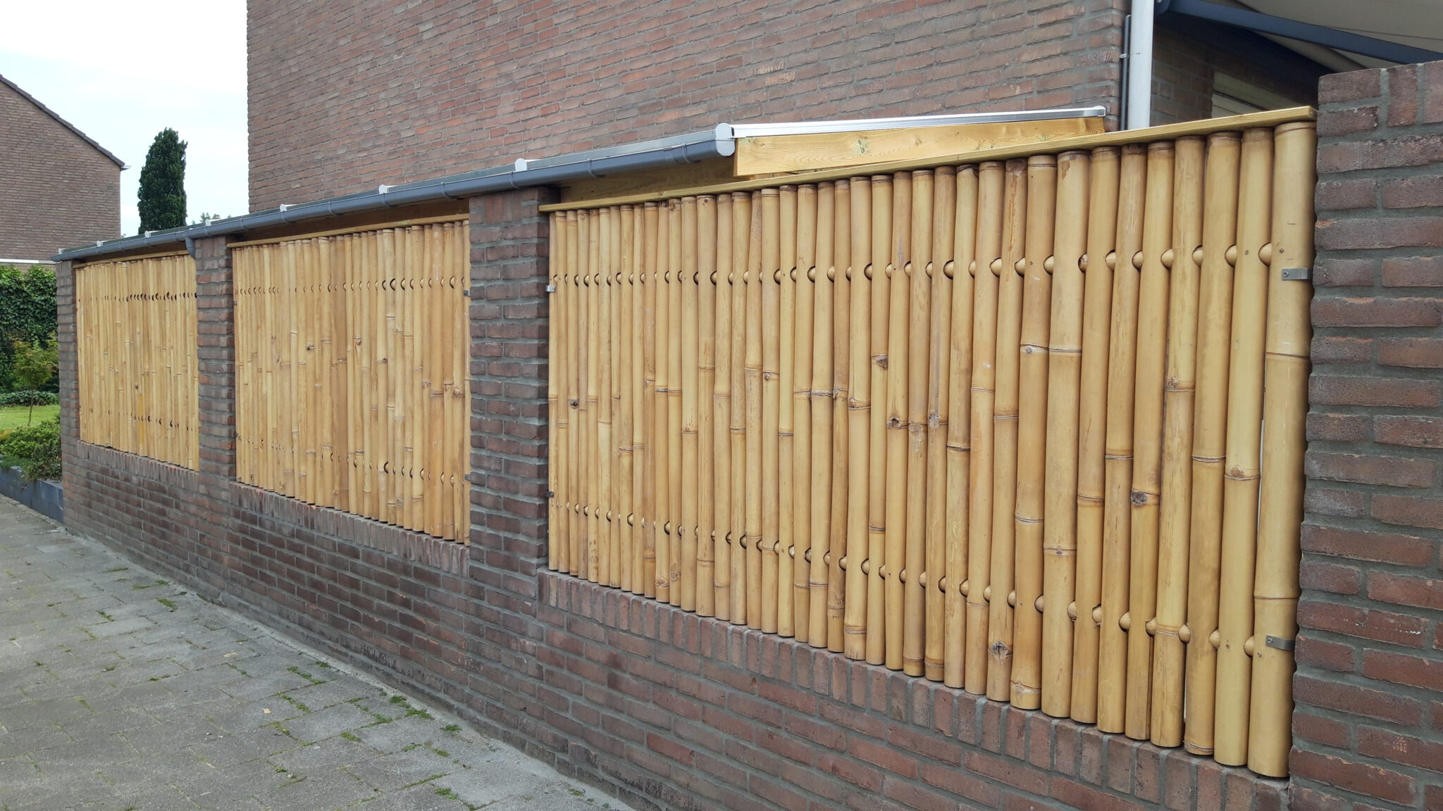 120x180 Naturel Jumbo Bamboescherm - Bamboespecialist.com