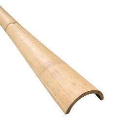 Halfronde bamboepaal Naturel