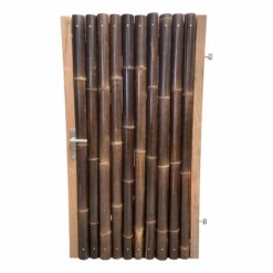 Bamboe poortdeur Zwart